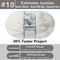 Chunky Chenille Yarn #10 – 8-Pack Jumbo Super Bulky Yarn, 25 yds / 8 oz Each, Cream – Thick Fluffy Yarn for Hand Knitting, Crocheting, Blankets & DIY Crafts